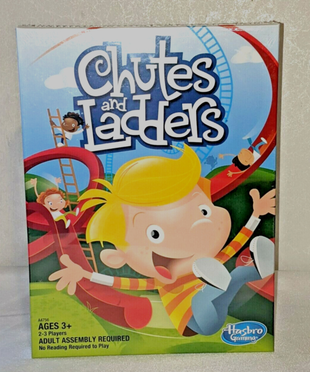 Chutes & Ladders Board Game Hasbro - New - 2-3 Players Ages 3+